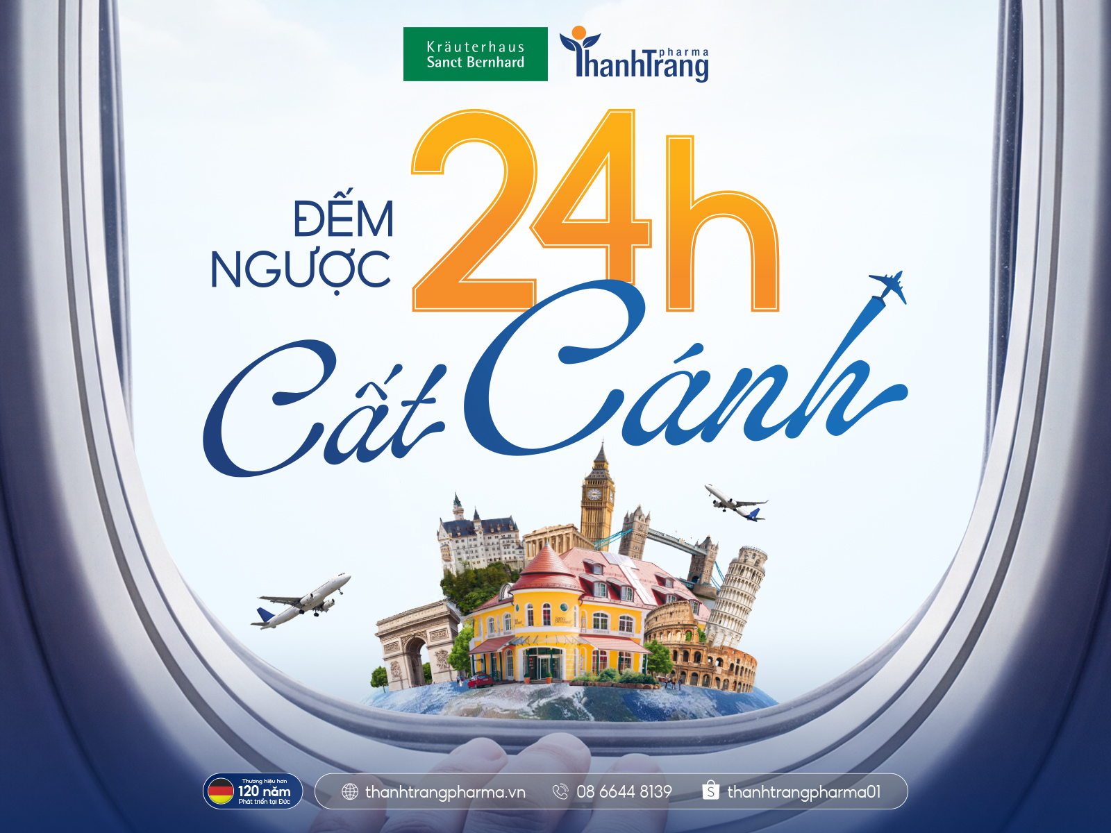SẴN SÀNG CẤT CÁNH KHÁM PHÁ TRÁI TIM CHÂU ÂU CÙNG THANH TRANG PHARMA